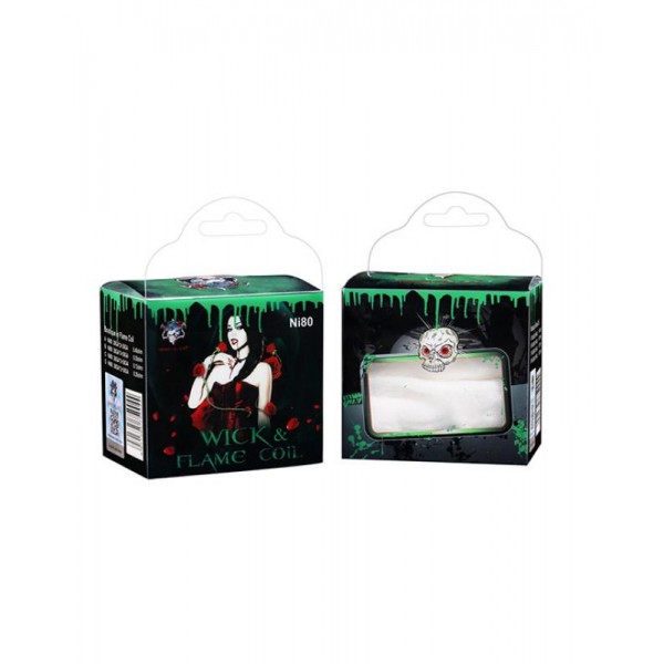 Demon Killer Wick Flame NI80 Pre Built Coils For RDA