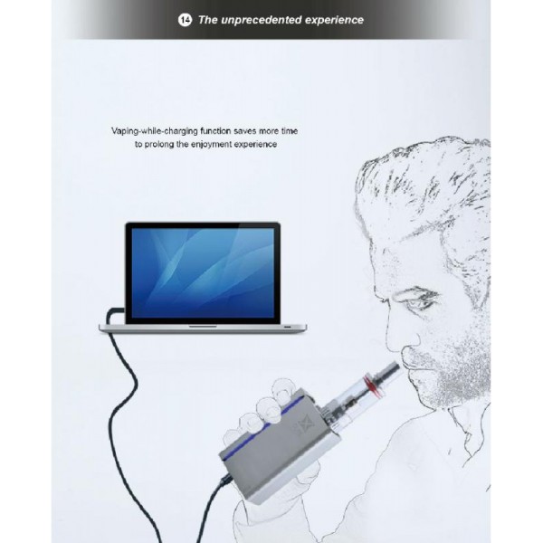 50Watt 2000mAh Smok Xcube BT50 Bluetooth Mod